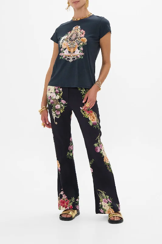 Shop and Save FULL LENGTH FLARED PANT ADORNED IN ALEXANDRIA