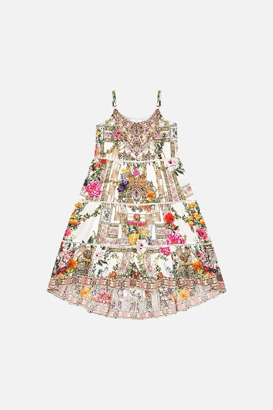 Epic Deals KIDS HIGH LOW HEM DRESS 4-10 EGYPTIAN ROSE