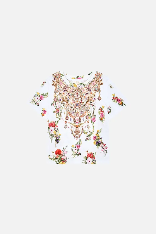 Final Clearance KIDS SHORT SLEEVE TEE 4-10 EGYPTIAN ROSE