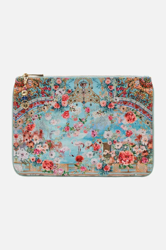 Deal Mania SMALL CANVAS CLUTCH THE JEWELLERY MUSEUM