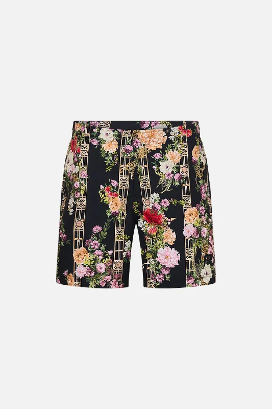 Best Bargains MID LENGTH SWIM SHORT ADORNED IN ALEXANDRIA