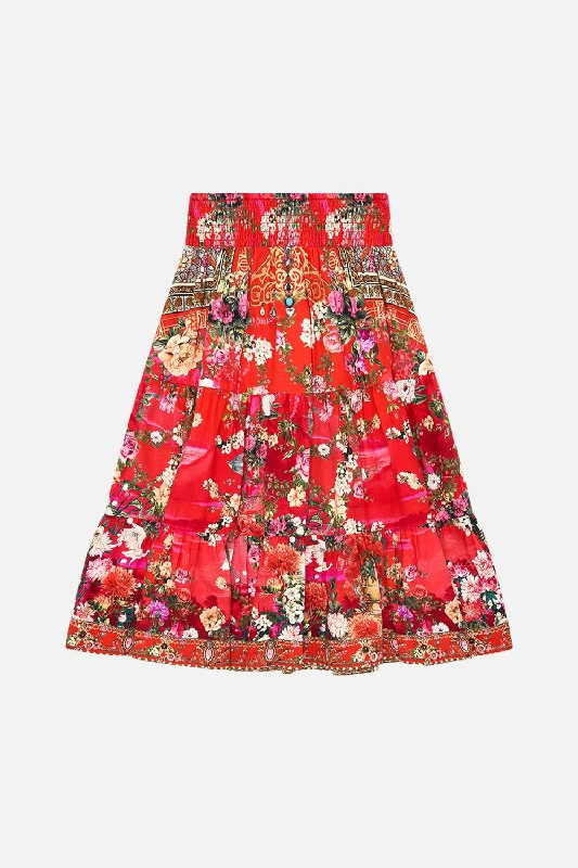 Extra Savings KIDS CONVERTIBLE SHIRRED MAXI SKIRT 4-10 SWEET HOME ALEXANDRIA