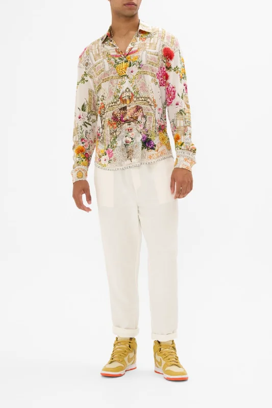 Can't Miss COLLARED LONG SLEEVE SHIRT EGYPTIAN ROSE