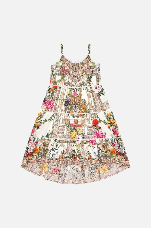 Bargain Prices KIDS HIGH LOW HEM DRESS 12-14 EGYPTIAN ROSE