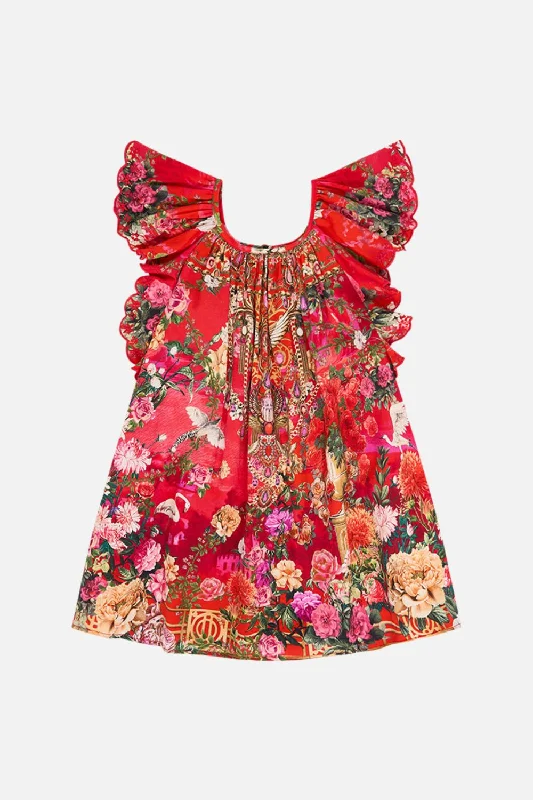 Must-Have Deals KIDS FRILL SLEEVE TOP 12-14 SWEET HOME ALEXANDRIA