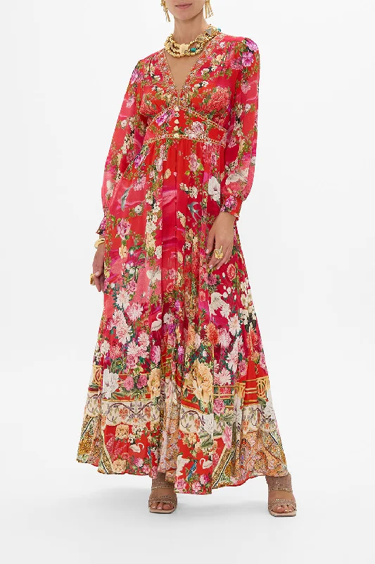 Major Savings BUTTON DRESS WITH SHAPED WAISTBAND SWEET HOME ALEXANDRIA