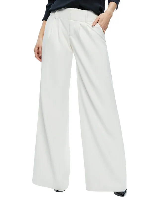 Mega Sale alice + olivia Anders Low-Rise Double Pleat Pant