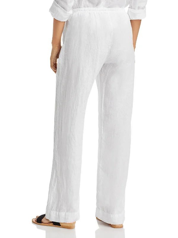 Lowest Price by Jenny Graham Womens Linen Casual Wide Leg Pants