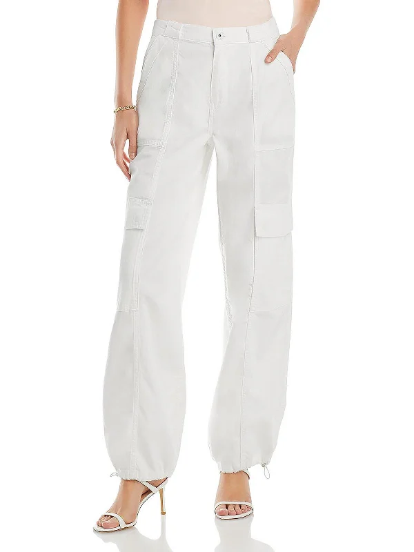 Must-Have Deals Calista Womens Utlity Drawstring Hem Cargo Pants