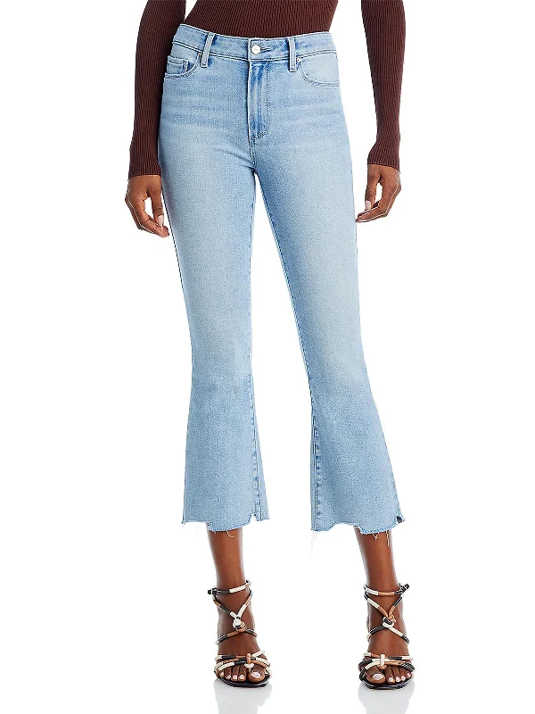 Instant Discount Colette Womens Denim Crop Flare Jeans