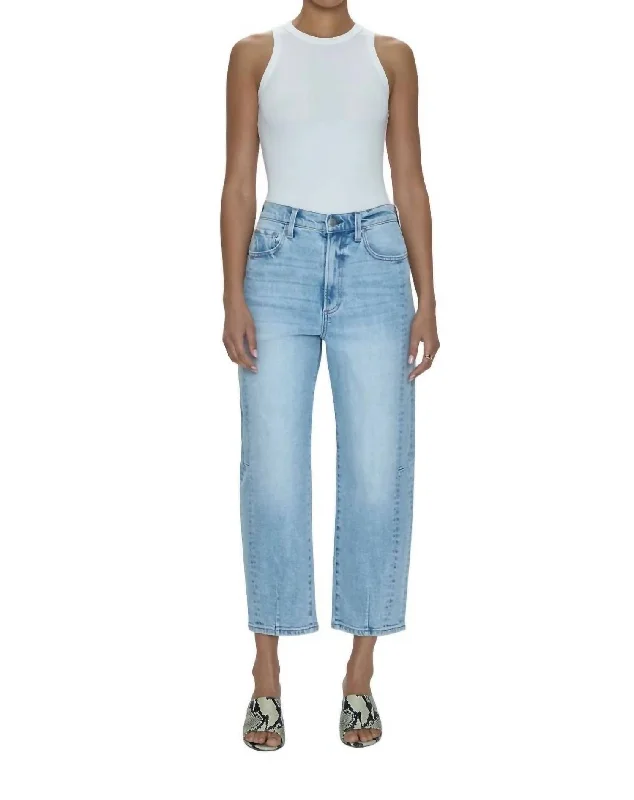 Stock Up and Save Eli High Rise Arched Leg Jean In Sun-Kissed