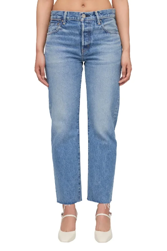 Can't Be Beat Garfield Straight Jean In Light Blue