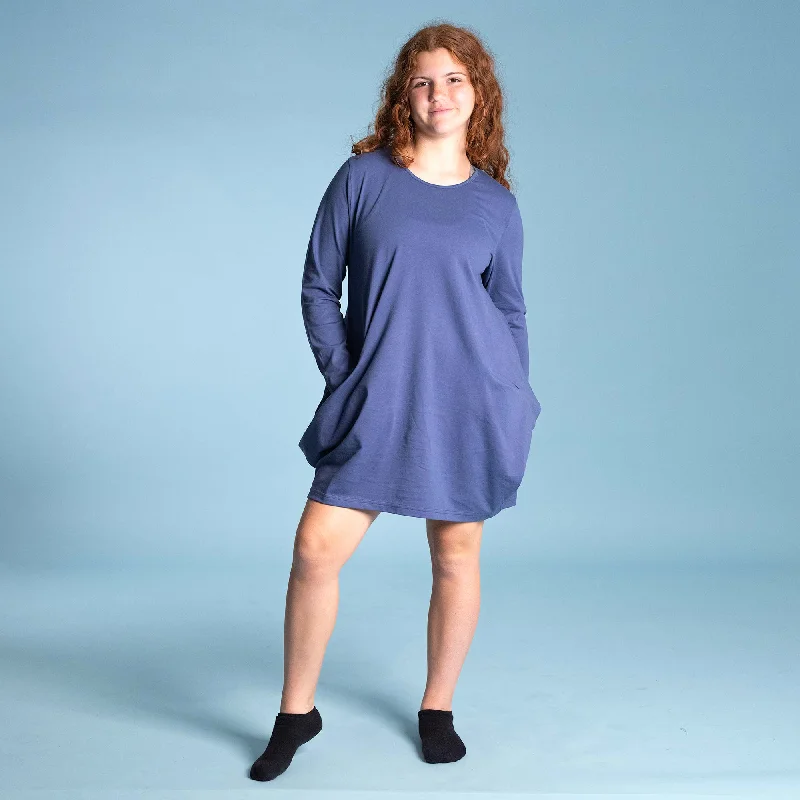 YEAR-End Clearance GEORGIE 100% Organic Prima Cotton Tunic Dress (with Pockets) (Discontinued)