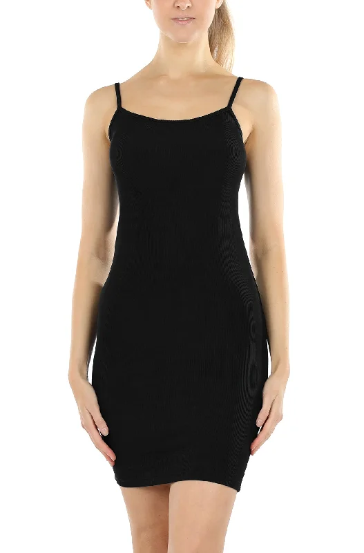 Stock Up and Save icyzone Bodycon Dresses for Women - Spaghetti Strap Tunic Midi Dress