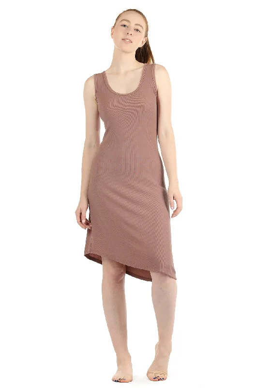While Supplies Last [$0.00]Flash sale]confirm before order-icyzone Casual Long Dress for Women - Open Back Sleeveless Ribbed Knit High Low Summer Dresses