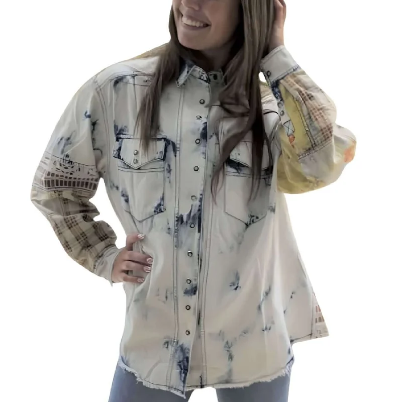 Don't Miss In the Clouds Denim Shirt Jacket Made in USA