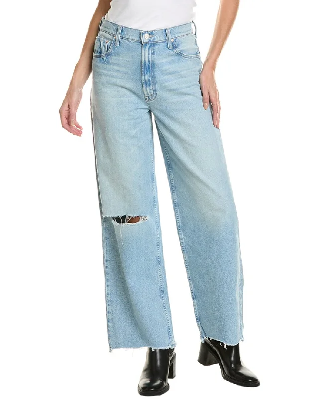 Value Deals MOTHER High-Waist Spinner Zip Sneak Chew We Bounced Jean