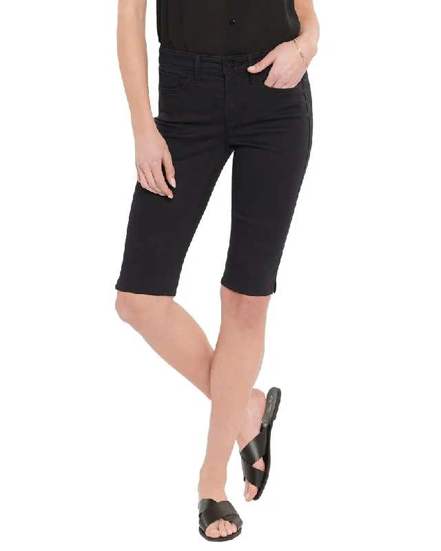 Deal Dash NYDJ Petite Bike Black Capri Jean