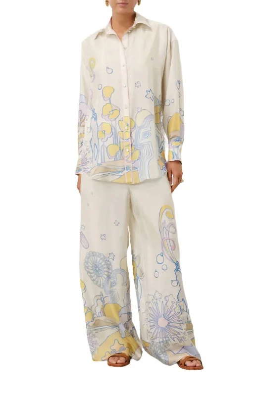 Fantastic Deals Pop Relaxed Pant In Watercolor Multi