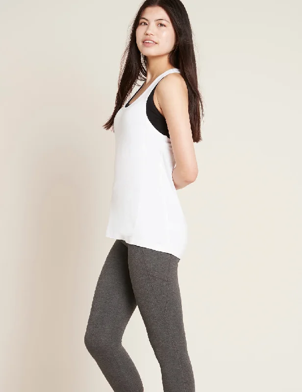 Epic Deals Racerback Active Tank - White