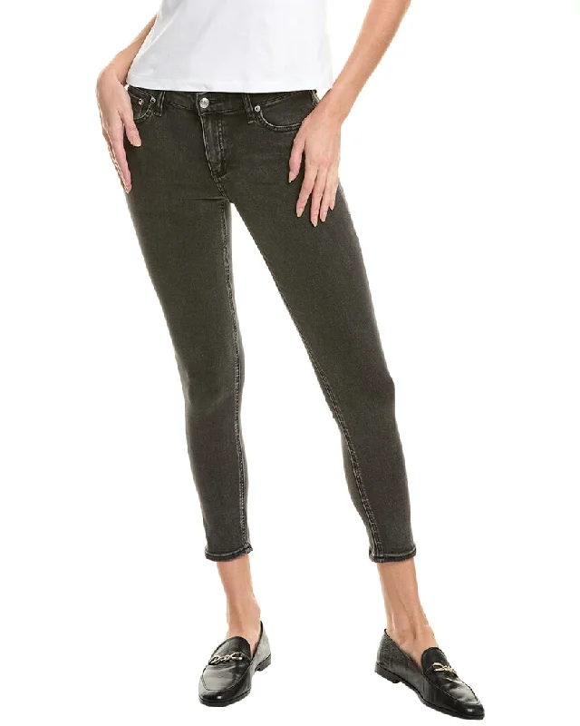 Inventory Reduction rag & bone Cate Washed Black Skinny Ankle Jean