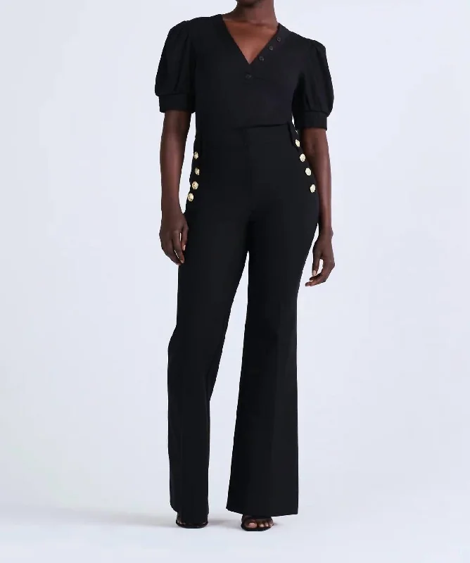 Year-End Clearance Robertson Flare Trousers In Black
