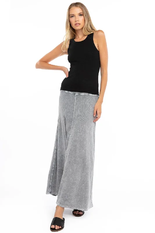 Limited Availability Rolldown Ribbed Sweep Skirt