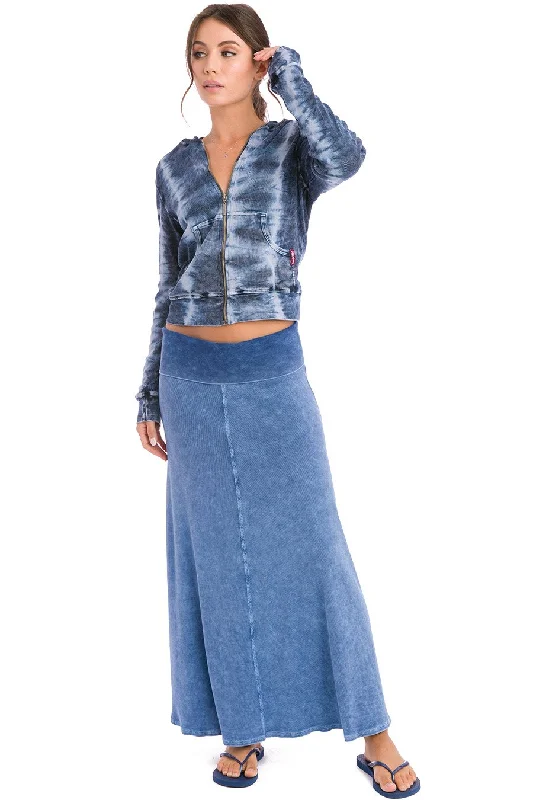 Final Markdown Rolldown Ribbed Sweep Skirt