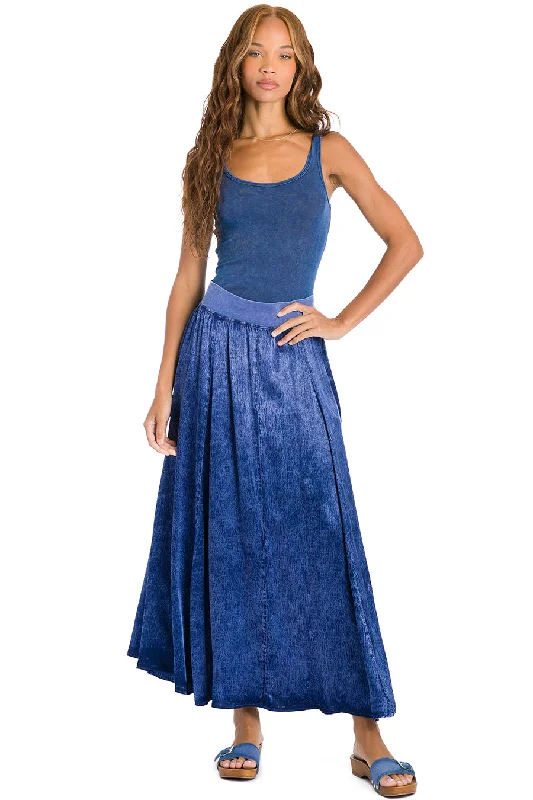 Online Only Satin Princess Panel Maxi Skirt