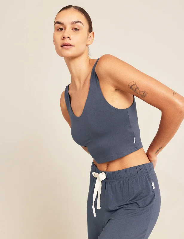 Price Rollback Shelf Bra Crop Top - Storm
