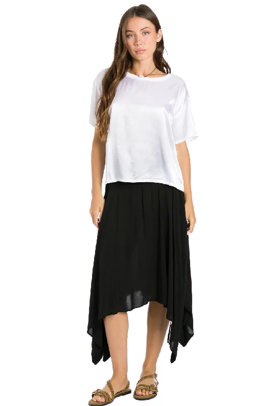 Sale Event Side Tie Handkerchief Skirt