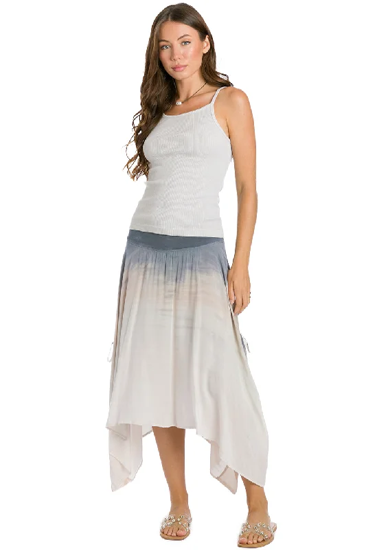 Stock Clearance Side Tie Handkerchief Skirt