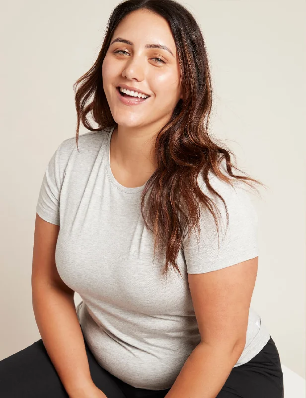 While Supplies Last Women's Crew Neck T-Shirt - Light Grey Marl
