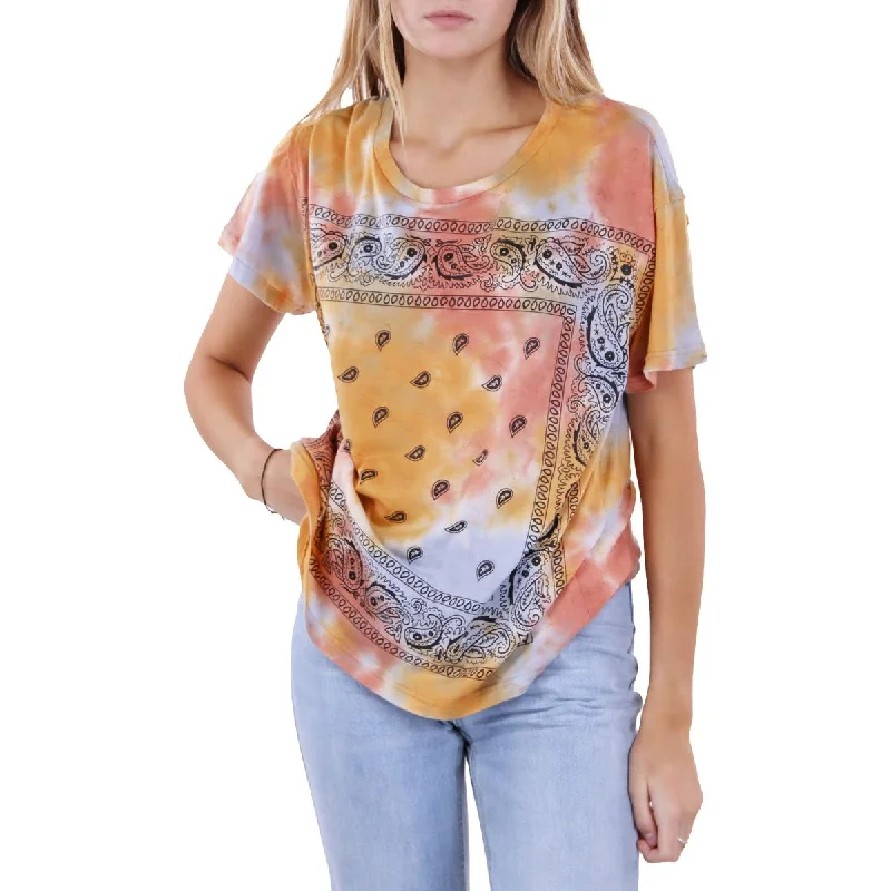 Fantastic Deals Anthropologie Maronie Womens Tie-Dye Printed T-Shirt