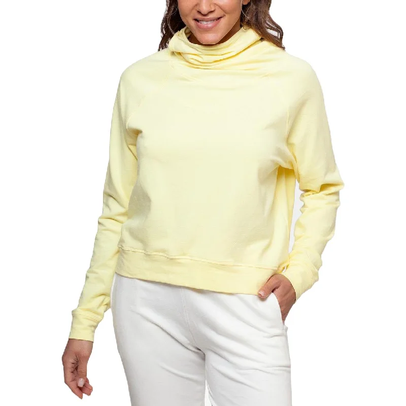 Major Savings B&A by Betsy and Adam Womens Pullover Built-In Mask Crewneck Sweater