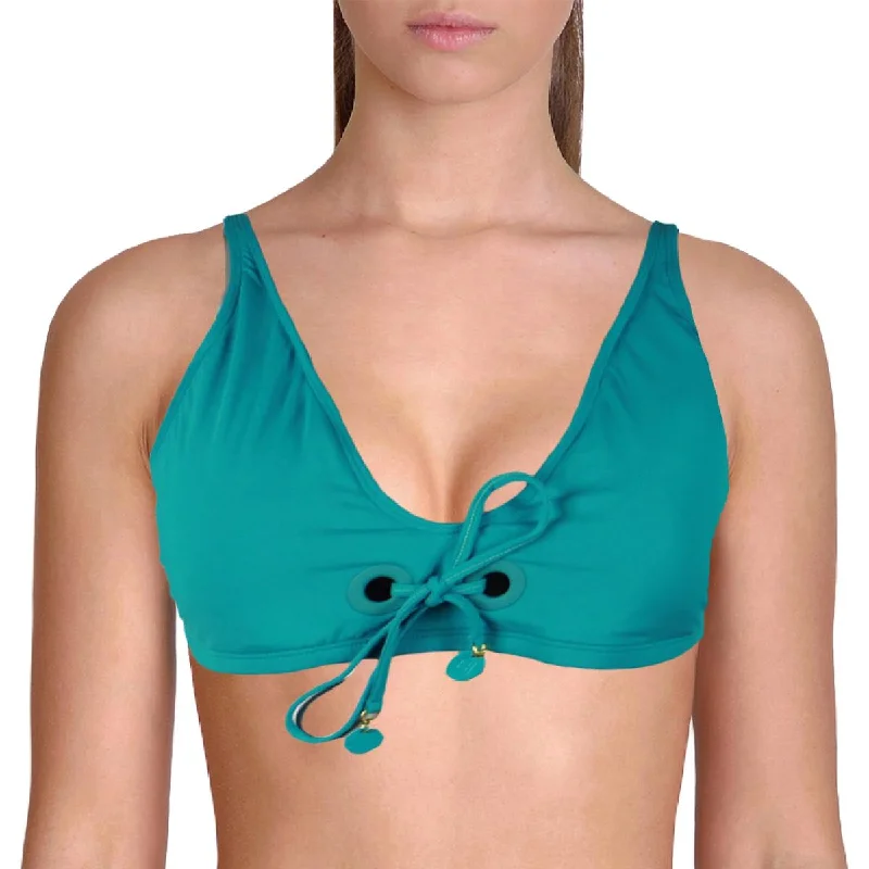 Super Sale Bleu Rod Beattie Womens Knot-Front Bikini Swim Top Separates