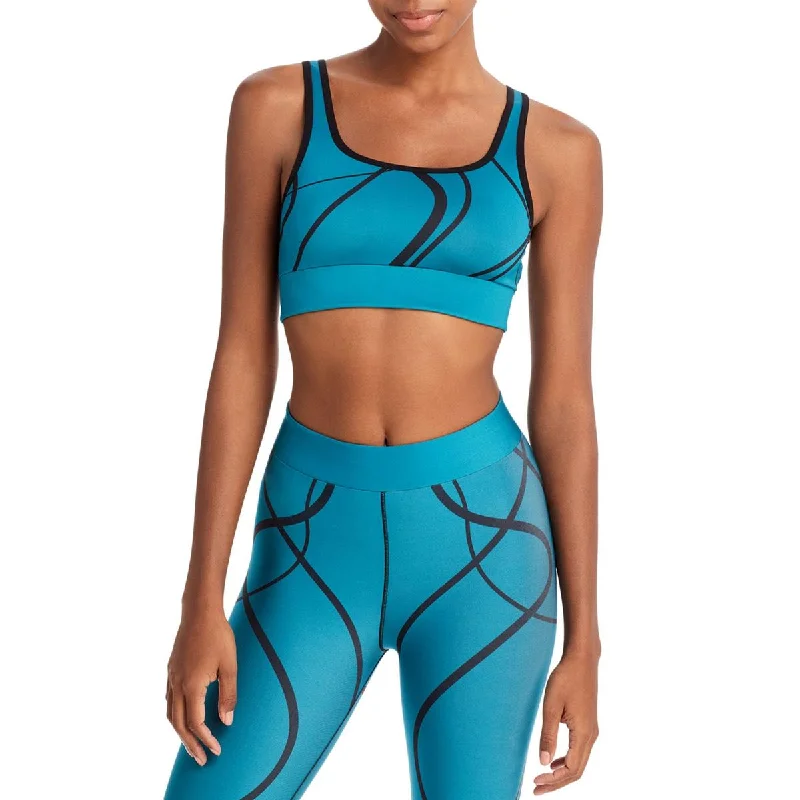 Deal of the Day Cor Womens Scoop Neck Yoga Athletic Bra