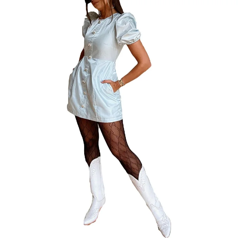 Huge Discounts Danielle Bernstein Womens Juniors Party Short Mini Dress