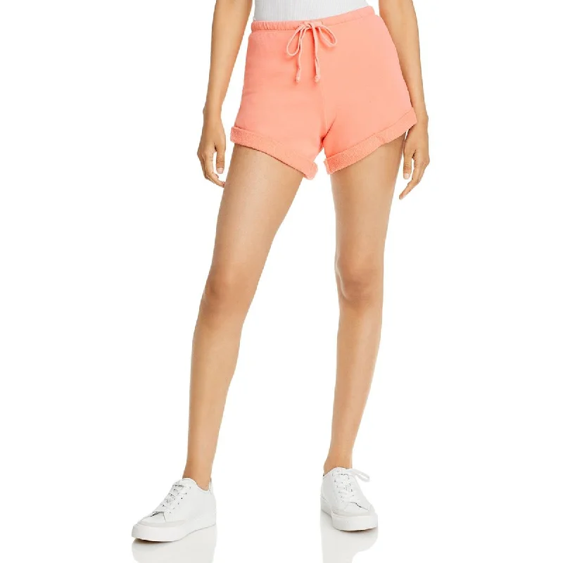 Can't Miss LNA Clothing Womens Livi Rolled Terry Shorts