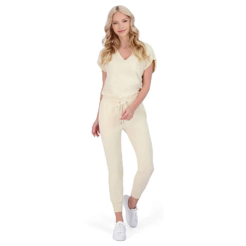 Sale Event n:p by n:PHILANTHROPY Lawes Women’s Short Sleeve Cotton V-Neck Jumpsuit
