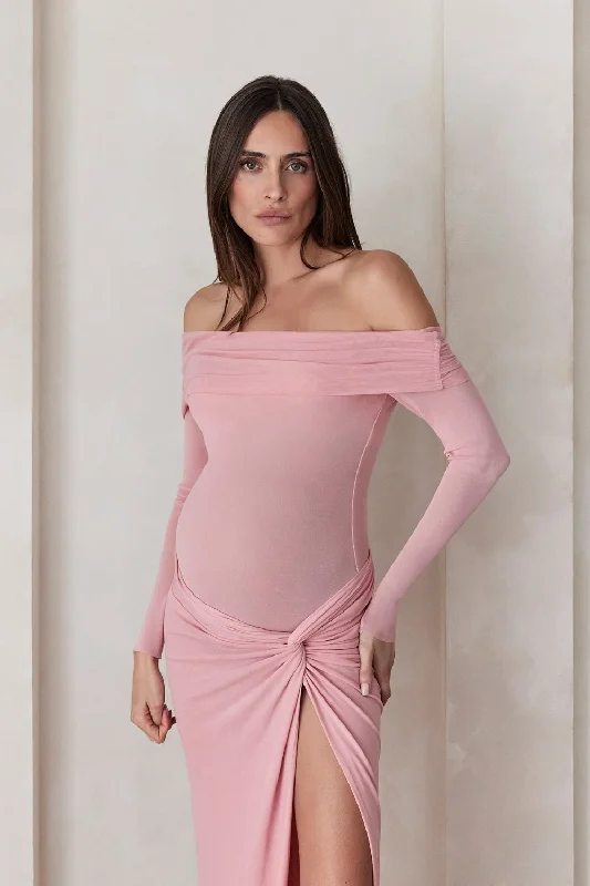 Last Chance Off The Shoulder Soft Mesh Top