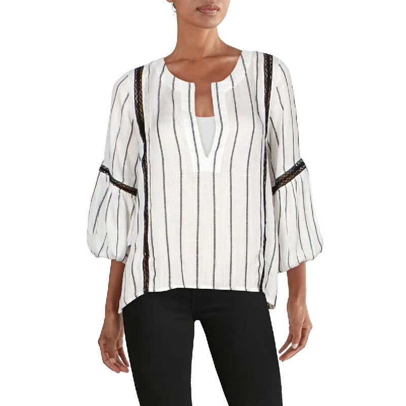 Unmissable Offer Sancia Womens Sigrid Striped V-Neck Blouse