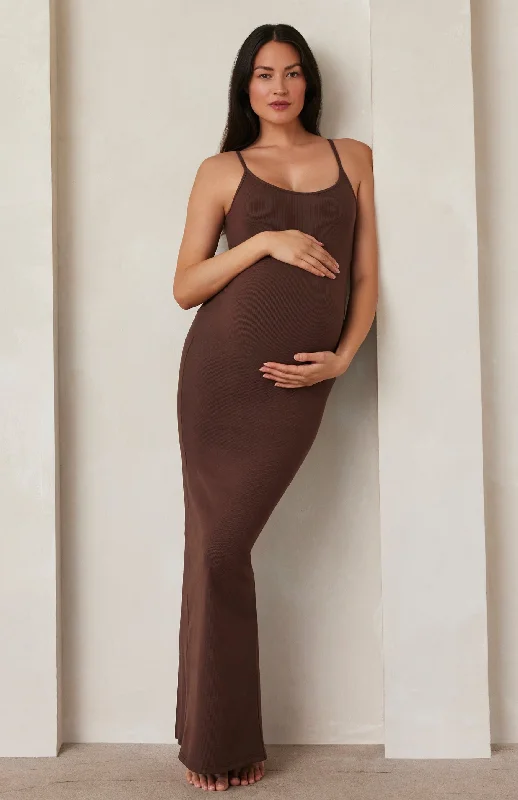 Crazy Deals Sculpting Rib Maxi Dress