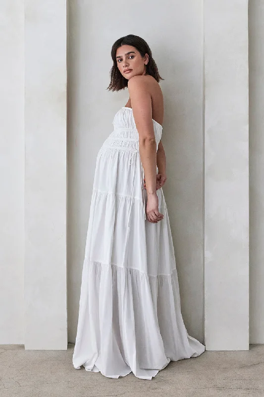 WHITE POPLIN