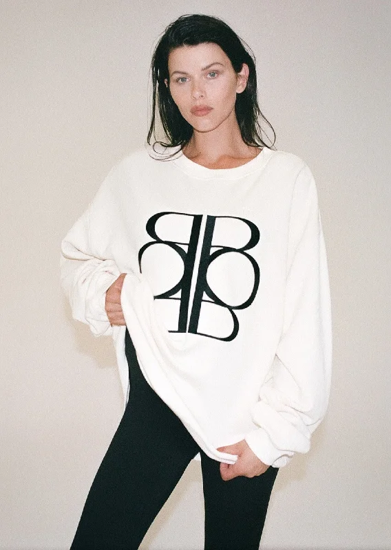 Customer Appreciation Sale Terry Crewneck Logo Sweatshirt
