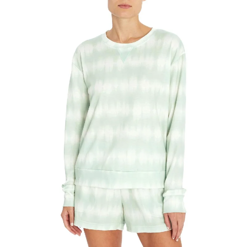 Discount Extravaganza Three Dots Women's French Terry Tie Dye Print Relaxed Fit Pullover Sweatshirt Discount Extravaganza Three Dots Women's French Terry Tie Dye Print Relaxed Fit Pullover Sweatshirt
