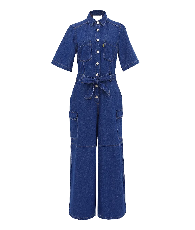 Act Now Akila Jumpsuit - Blue