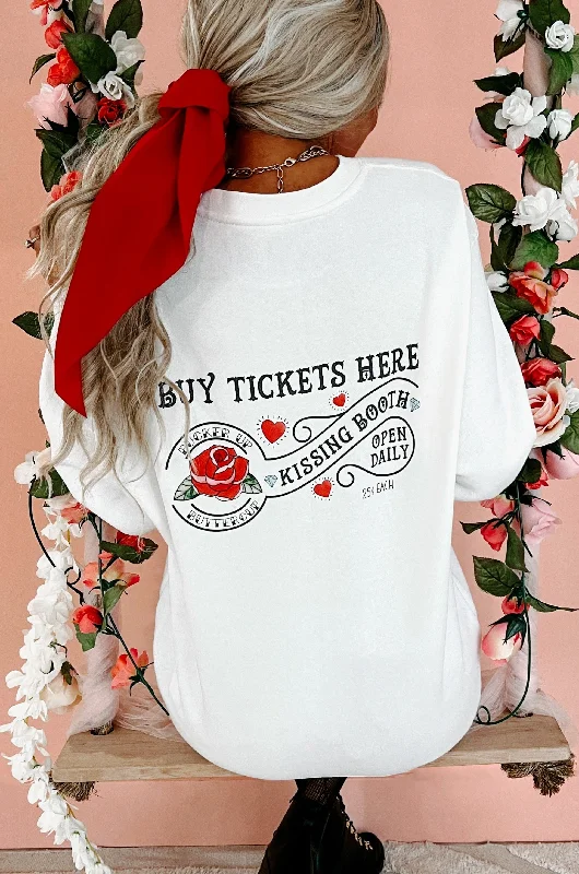 Limited Availability "Pucker Up" Double-Sided Graphic Multiple Shirt Options (White) - Print On Demand