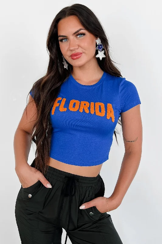 Don't Wait Rep My Team Textured Graphic Tee (Florida)