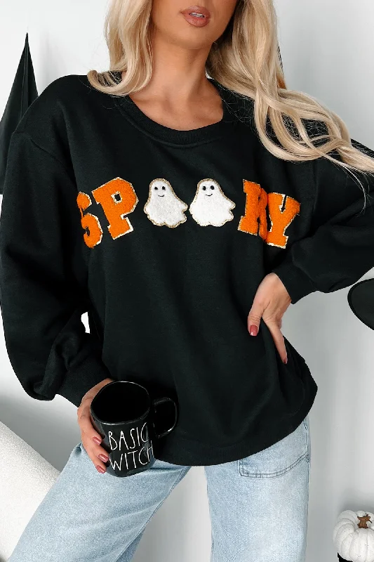 Extra Savings Spook-tacular Friends "Spooky" Patch Sweatshirt (Black)